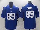 Nike Giants 89 Kadarius Toney Royal Vapor Untouchable Limited Jersey,baseball caps,new era cap wholesale,wholesale hats